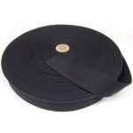 Cotton webbing black