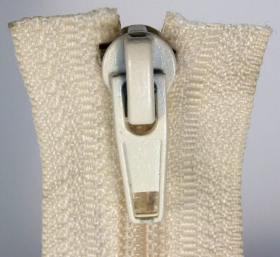 Antique brass top stops installed and hidden in the slider