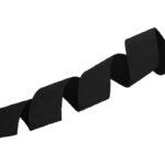 PES webbing 1.2 thick 25 mm black TA580