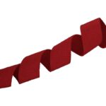 PES webbing 1.2 thick 25 mm wine red TA059