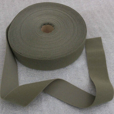 Velours tape, 50 mm, olive green
